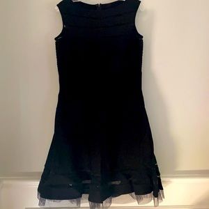 TADASHI SHOJI Black Dress Size XL